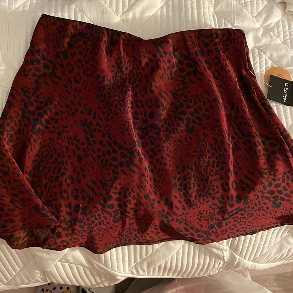 forever 21 cheetah skirt